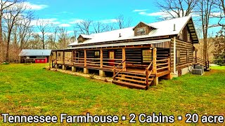 Tennessee Farmhouse For Sale  724k  Tennessee Cabins For Sale  Tennessee Land For Sale [upl. by Neyr]