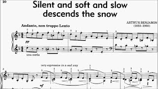 AMEB Piano Series 18 Grade 6 D1 Benjamin Silent and Soft and Slow Descends the Snow Sheet Music [upl. by Alaik]