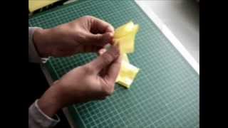 Tutoriel  faire une jonquille en papier crépon [upl. by Eelarac424]