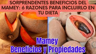 Mamey y sus Sorprendentes Beneficios  6 Razones para Incluirlo en tu Dieta [upl. by Ahsets940]