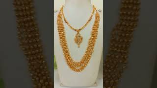 necklace haaram WHATSAPP 93445 76637 for orders jewelry [upl. by Hakilam723]