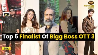 Bigg Boss OTT 3 Top 5 Finalist Of Bigg Boss OTT Season 3 I Naezy I Sana Makbul I Kritika Malik [upl. by Nivlag]