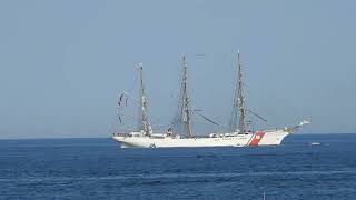 The USCGC Eagle  Off New Hampshires Coast [upl. by Tennek]