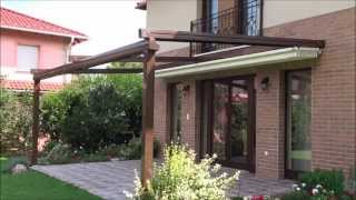 Aluminium pergola by PERGOLUX in HD [upl. by Ihp]