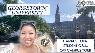 Georgetown University On amp Off Campus Tour  Student QampA why Georgetown challenges advice [upl. by Annoet265]