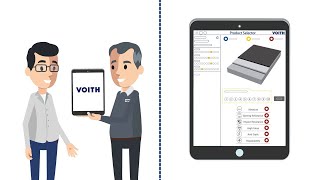 Voith Product Selector für Kalander Walzenbezüge in Papiermaschinen DE [upl. by Eigla70]