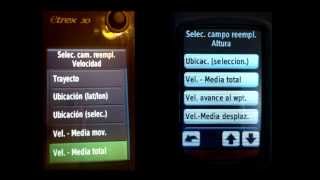 Comparativa GPS Garmin Etrex 30 vs Garmin Dakota 20 vs Iphone 4 [upl. by Apilef]