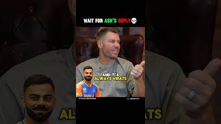 Wait Fir Annas Reply💀💀😂 davidwarner ashwin viratkohli indvsaus shorts [upl. by Ilyk]