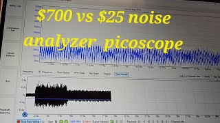 2005 corolla wheel bearing noisy testing with picoscope nvh and also joes electric nose analyzer [upl. by Ailisab257]