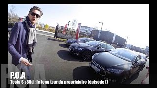 Tesla Model S P85D  le départ 17 [upl. by Yldarb]