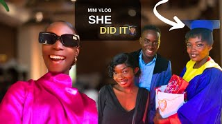 Ann al nan graduation 👩🏾‍🎓 cousine mwen avè’m😍  Kèk bagay mwen vle nou konnen de mwenMiniVlog [upl. by Ailahtan]