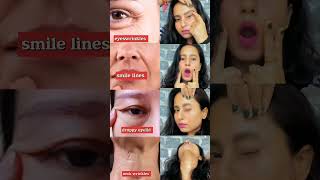 ♨️🤯 antiaging yoga reduce eye wrinklesnasolabial folddroopy eyelid ♨️glowing skin yoga try shorts [upl. by Acimot]