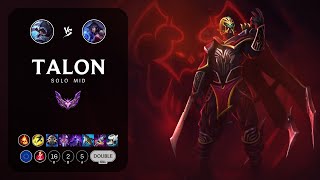 Talon Mid vs Ahri  EUW Master Patch 141 [upl. by Rimidalg]