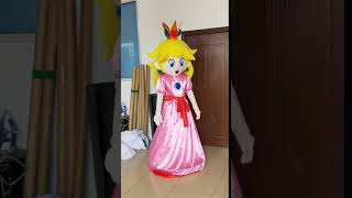 Custom mascot costume peach princess costume [upl. by Asaph]