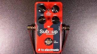 TC Electronic SubnUp Demo w TonePrint Editor  BestGuitarEffectscom [upl. by Melak663]