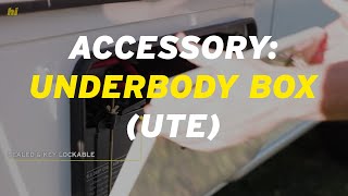 Underbody Box  Hidrive Service Body Accessory [upl. by Cerellia]