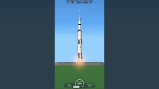 Saturn V in SFS Mod by brioche shorts sfs chess nasarocket space apollo [upl. by Anoynek305]