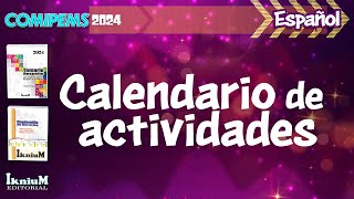 Calendario de actividades  IkniuM 2024 [upl. by Crow]