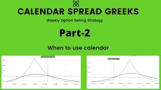 Calendars Greeks  When to use calendar Spread [upl. by Lessirg539]