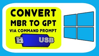 How to convert pendrive MBR partition style into GPT partition style on Windows 10  Convert GPT [upl. by Munroe]