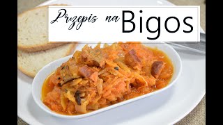 Bigos z kiszonej kapusty z mięsem i grzybami [upl. by Deny]