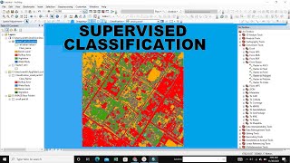 Supervised Classification  Image classification  Land Use amp Land Cover [upl. by Crescentia]