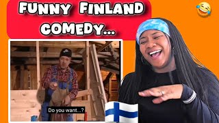 Canadian 🇨🇦 Reacts To Kummeli  Ilmoituksella kirvesmies Finnish Comedy 🇫🇮 funny comedy finland [upl. by Ruberta744]