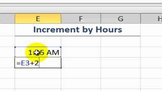 How to Use AutoFill and Excel Formulas Increment Time Intervals [upl. by Niledam]