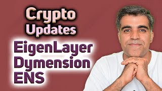 Crypto Market Latest News Updates EigenLayer TVL 1B Dymension ENS [upl. by Chamkis]