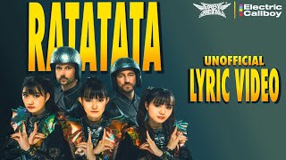 RATATATA LYRIC VIDEO  Electric Callboy amp BABYMETAL [upl. by Adnaral]