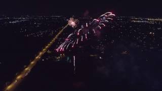 Naperville Fireworks Drone [upl. by Saraann]