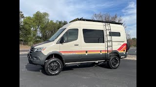 2023 Storyteller Overland Beast Mode 4X4 Volta Lithium System Mercedes Sprinter Chassis Turbo Diesel [upl. by Yuhas]