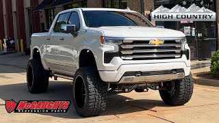 BRAND NEW 2024 CHEVY HIGH COUNTRY on a MCGAUGHYS LIFT KIT [upl. by Arahsit127]