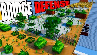 Green Army Men BRIDGE FORTRESS vs CHRISTMAS INVASION  Attack on Toys [upl. by Annavaig322]