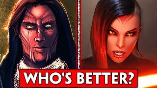 MALE VS FEMALE Sith Warrior  Whos The Better Voice Actor SWTOR [upl. by Aciamaj]