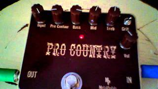 Pro Country by Metal Pedals Overdrive pedals EQ Pedal Distortion Pedal Booster Pedal [upl. by Sokram]