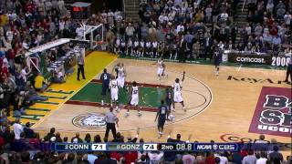 Gonzaga v UConn Final seconds [upl. by Koller357]