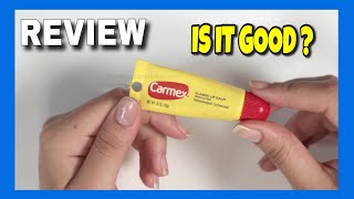 In Hand Review of Carmex Classic Lip Balm Medicated 025 oz [upl. by Ailaro]