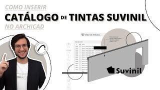 Como inserir catálogo de tintas Suvinil no Archicad  Hub Prática Criativa [upl. by Atinuhs]