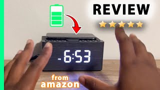 How To  Alarm clock with wireless charging  WCACQ30BK amp WCACQ30WT [upl. by Duahsar]