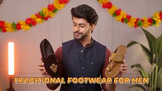 TRADITIONAL FOOTWEAR FOR MEN 2023  INDIAN FOOTWEAR FOR MEN  WEDDING FOOTWEAR IDEAS [upl. by Ikceb]