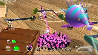 Pikmin 2 gluttons kitchen no pikmin DEATHS PURPLE pikmin ONLY [upl. by Ankney]