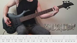 Demons Are A Girls Best Friend  Powerwolf Bass Cover amp tab [upl. by Lippold]