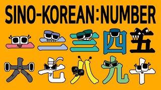 한자로어2숫자 SinoKorean Lore Number│Alphabet Lore meme [upl. by Enelrihs703]