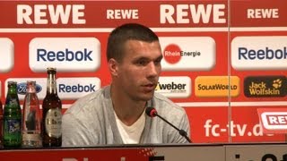 FCIdol Podolski quotEine Rückkehr nach Köln ist immer möglichquot [upl. by Isiad]