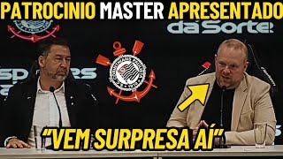 COLETIVA DE APRESENTAÇÃO DO NOVO PATROCINIO MASTER NOTICIAS DO CORINTHIANS DE HOJE [upl. by Nyasuh520]