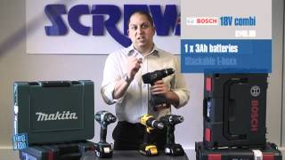 Screwfix Buyer Video Comparing 18V Combis [upl. by Jarl]