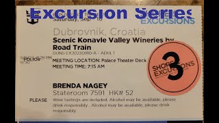 Konavle Valley wineries by road train Excursion [upl. by Lissak635]