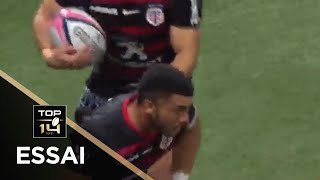 TOP 14  Essai de Matthis LEBEL ST  Paris  Toulouse  J7  Saison 20202021 [upl. by Aneala]