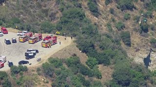 Azusa Police chase ends in rope rescue [upl. by Bogoch]